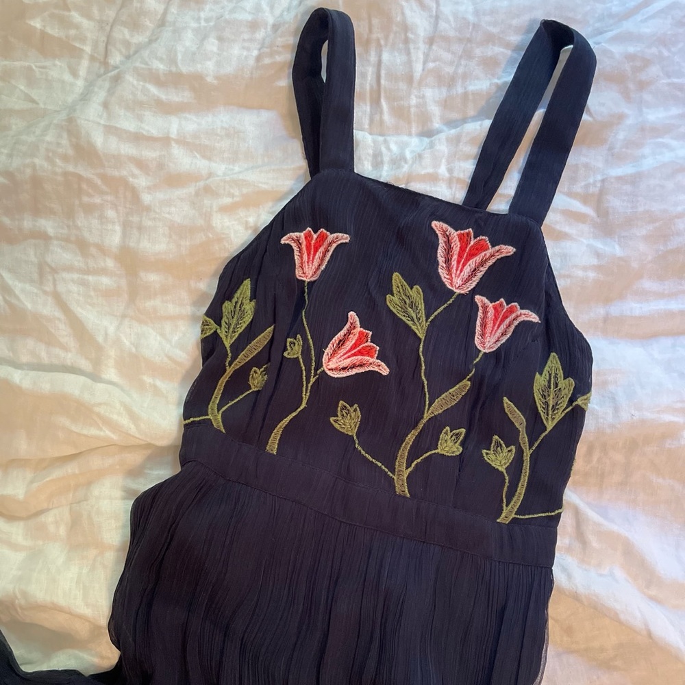 Anthropologie Embroidered Dress